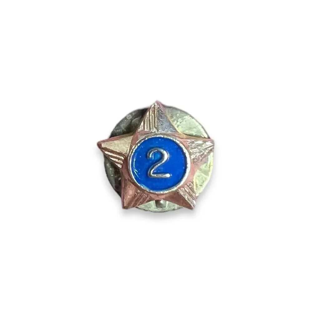 Boy Scouts Of America Vintage Ballou Gold Tone Star #1-3 Pins - Lot Of 5